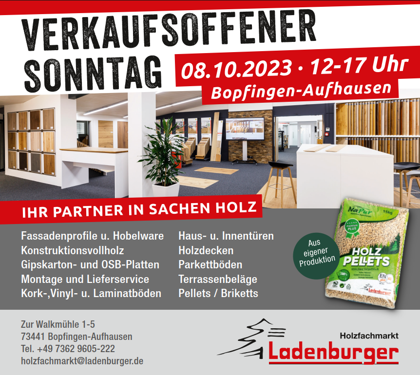 VERKAUFSOFFENER SONNTAG